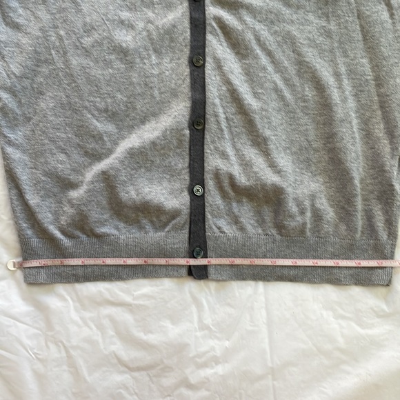 Uniqlo Premium Cotton Cardigan in Gray Size-Large - Picture 8 of 10